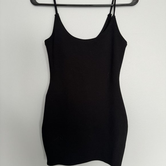 REVAMPED Perfect Little Black Mini Dress - Picture 2 of 3